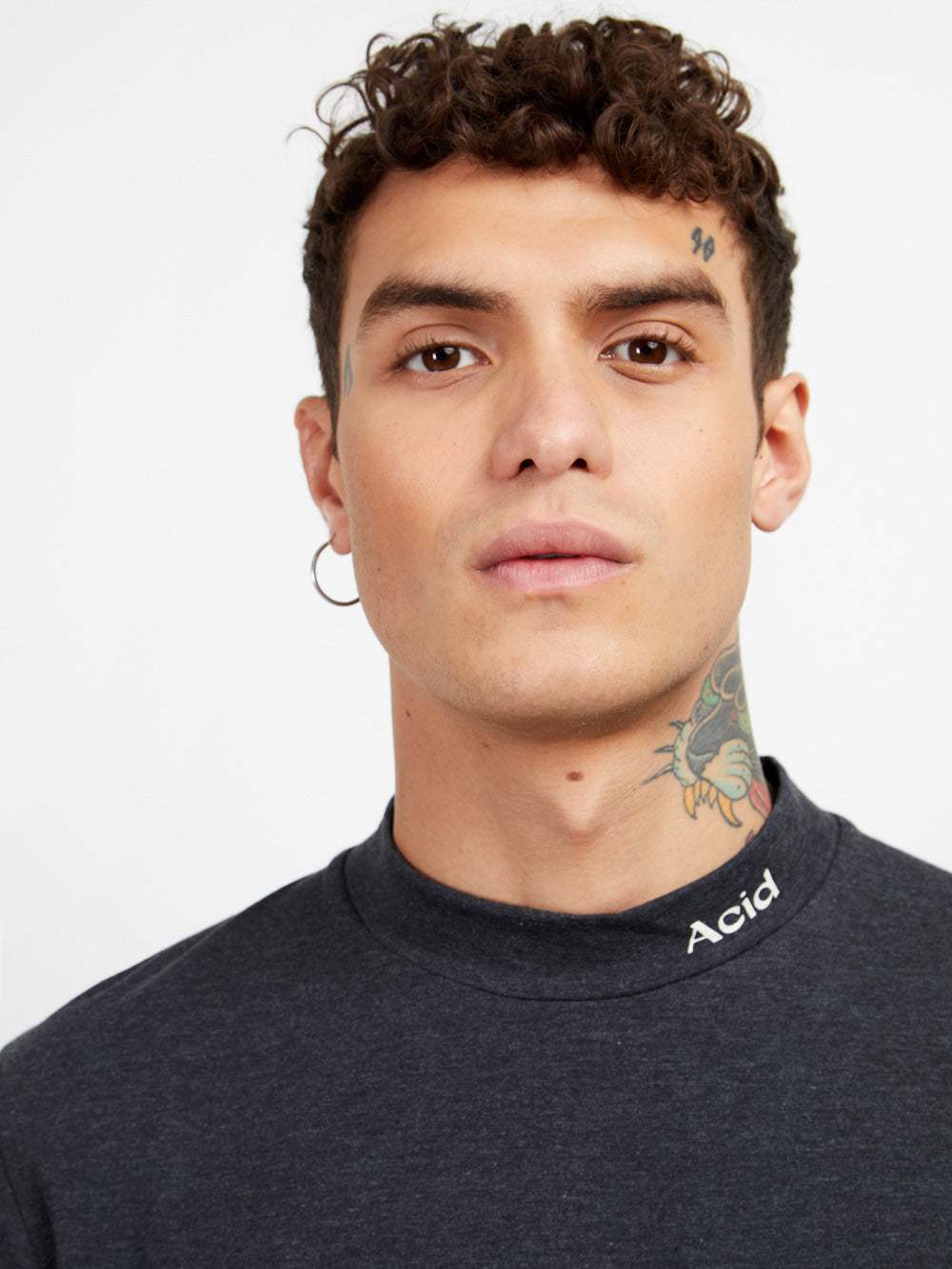 Mock Neck Long Sleeve - Vintage Black