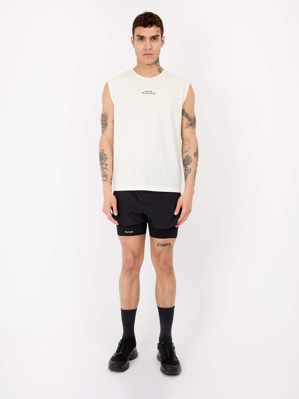 Men's Logo Tank - Bone
