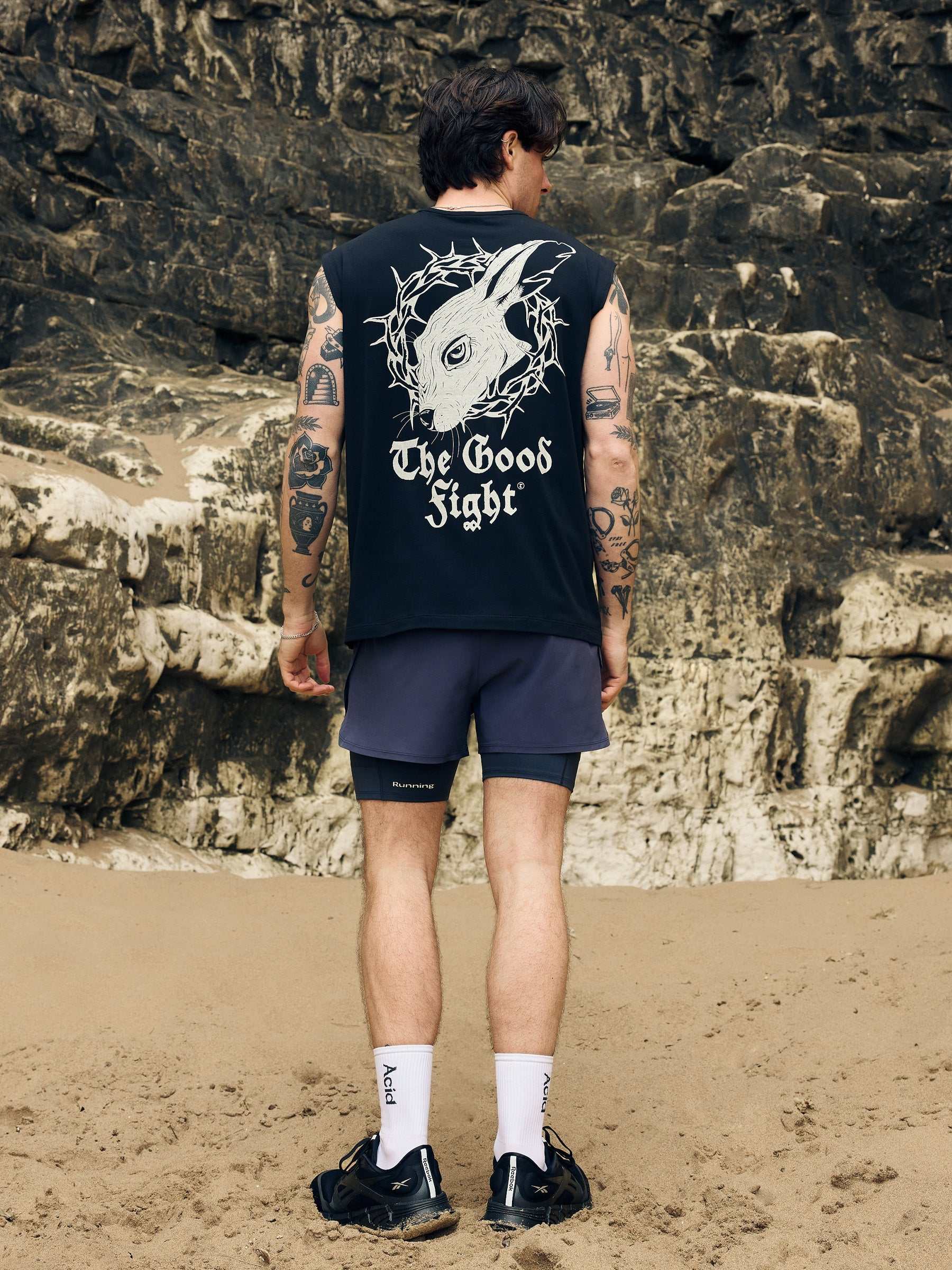 Men's The Good Fight Tank - Black
