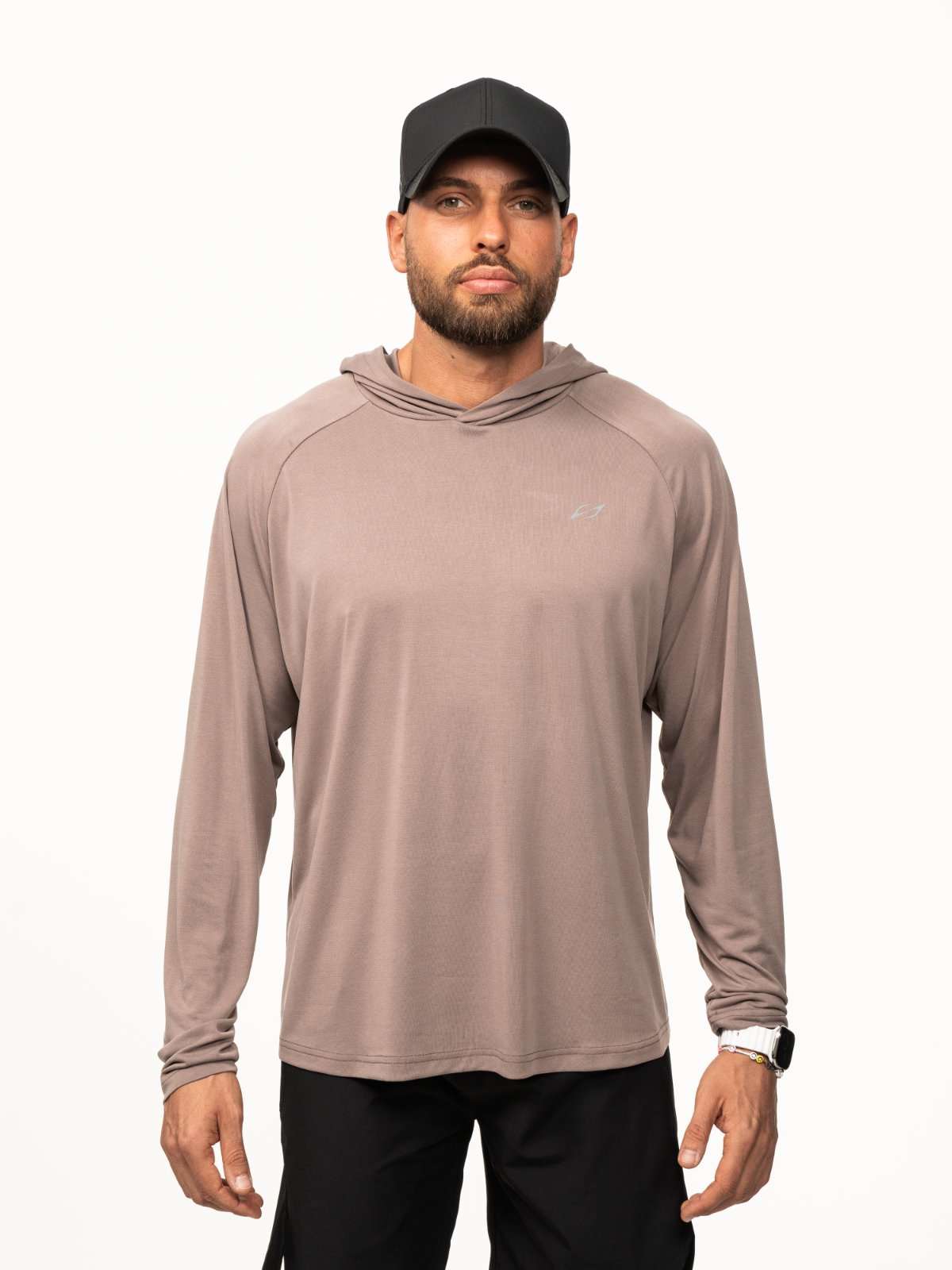 SL-167 light Hoodie Washed Ecru - 3