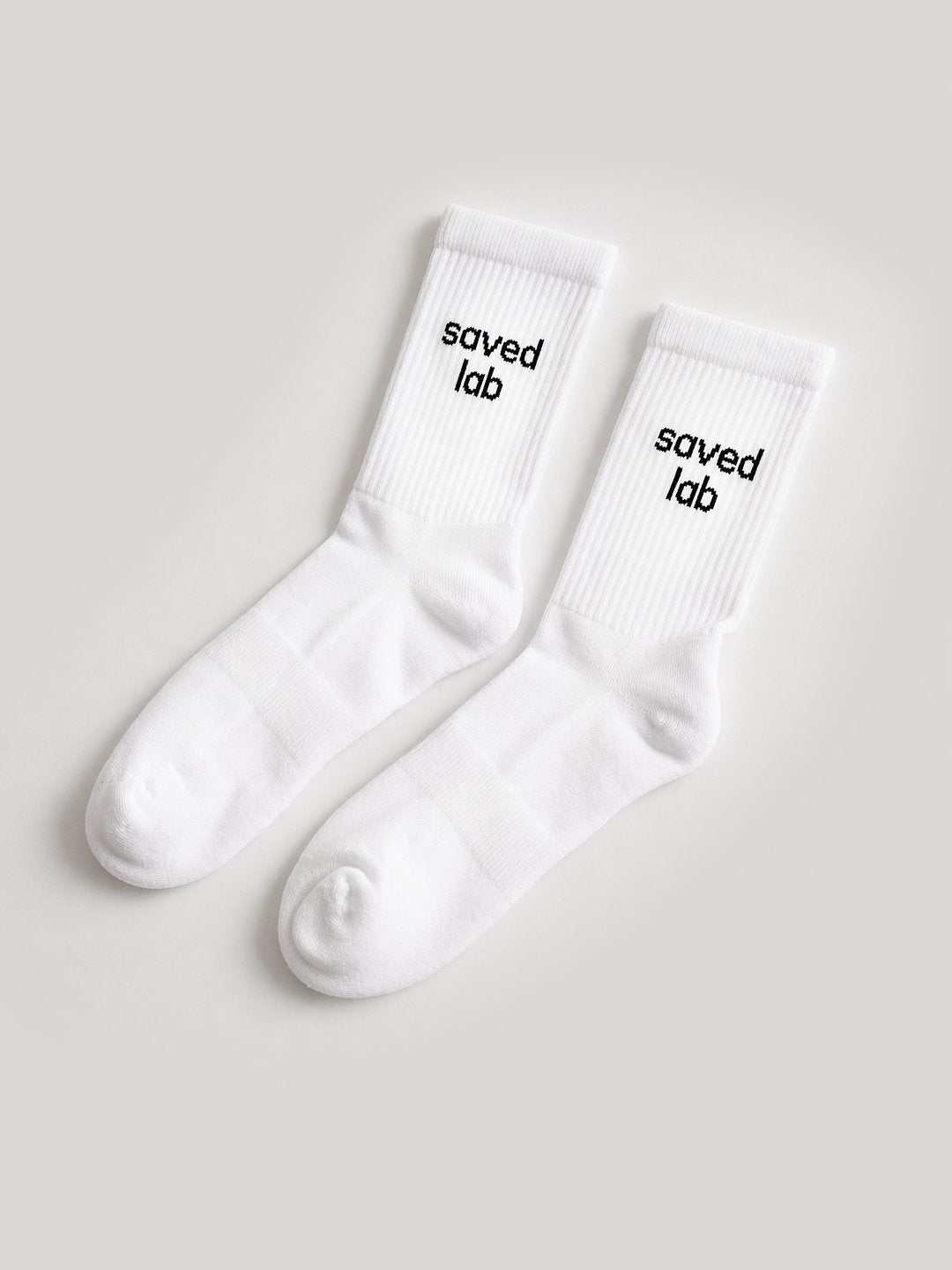 SL-150 Crew Socks Brand White - 1