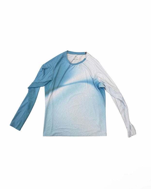 Motion Gradient Longsleeve - Aqua