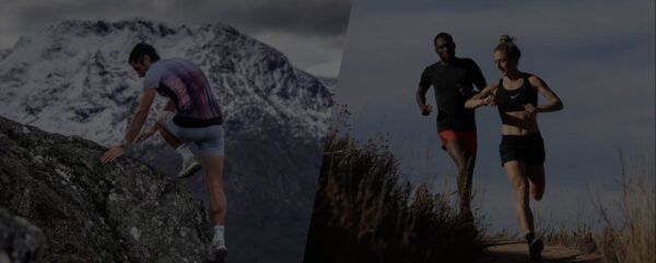 People engaging in outdoor activities showcasing the COROS APEX 2 GPS outdoor watch features for hiking and running.