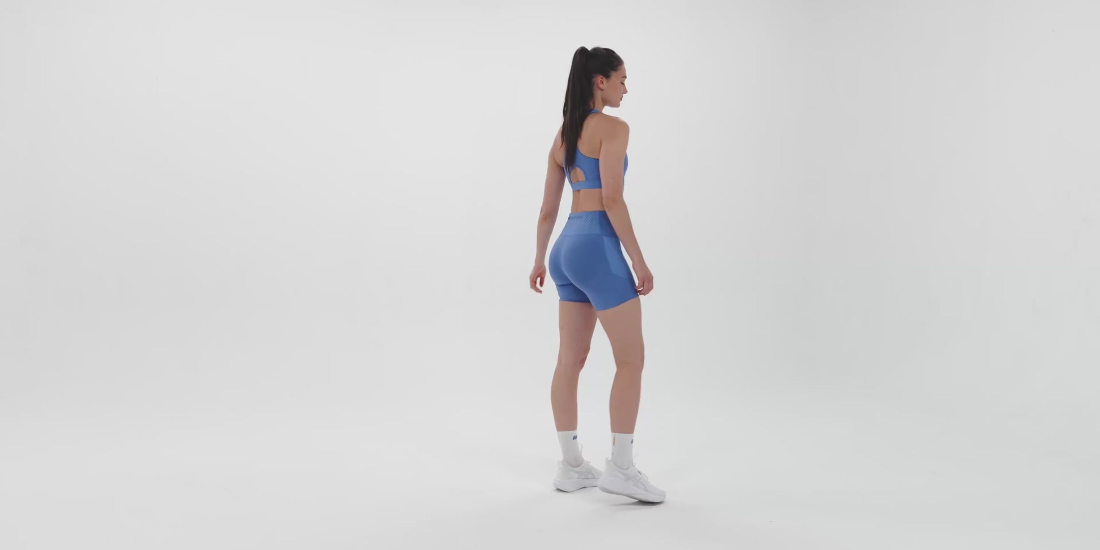 Stamina™ High Waist 5" Compression - Deep Peri Blue