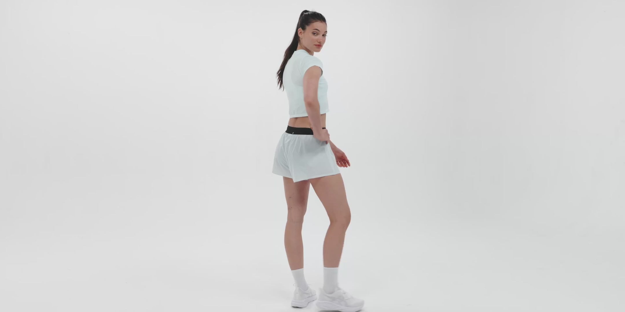 Women's Vento™ 3" Split Short - Minty Blue