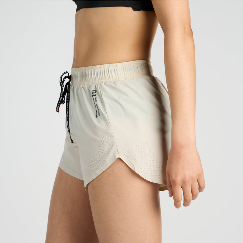 Vento™ 4" Women's Training Short with engineered perforations and ruched waistband.