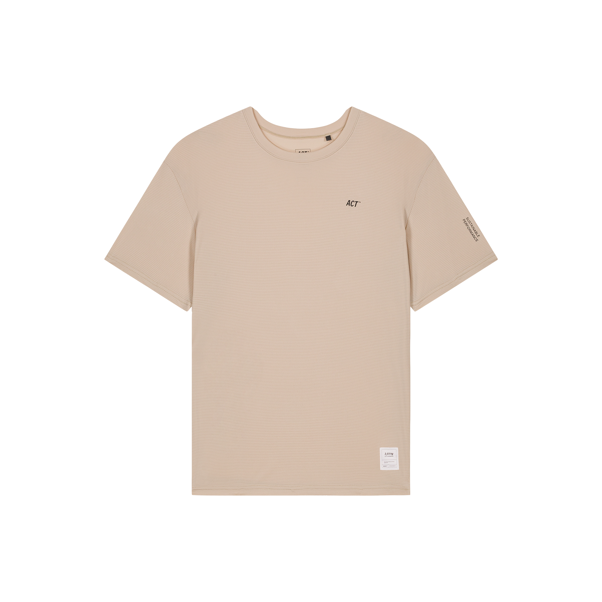 BioPerf™️ Running T-Shirt - Pink, ultra-light, breathable, plant-based nylon, eco-friendly.