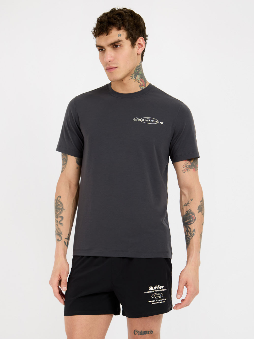 Worth It T-Shirt in Graphite, lightweight and eco-friendly.