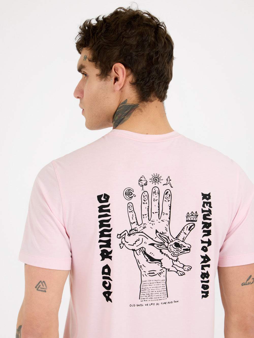 Albion T-Shirt - Iced Pink